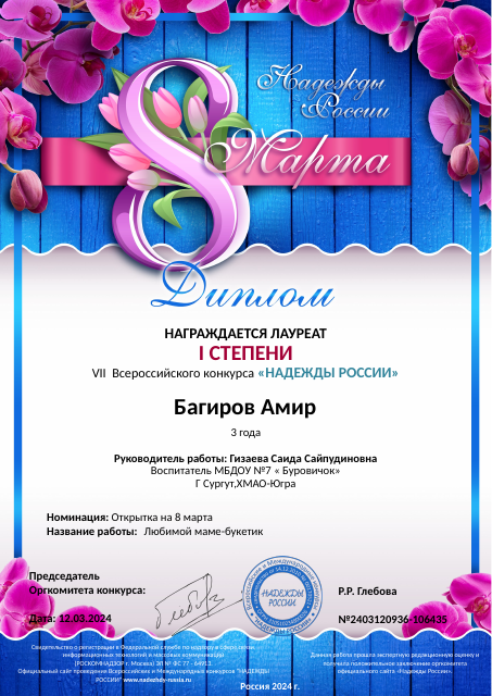 Надежда России7+